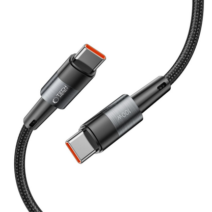USB-C podatkovni in polnilni kabel - USB-C Tech-Protect Ultraboost, 100W, 0,25 m, siva