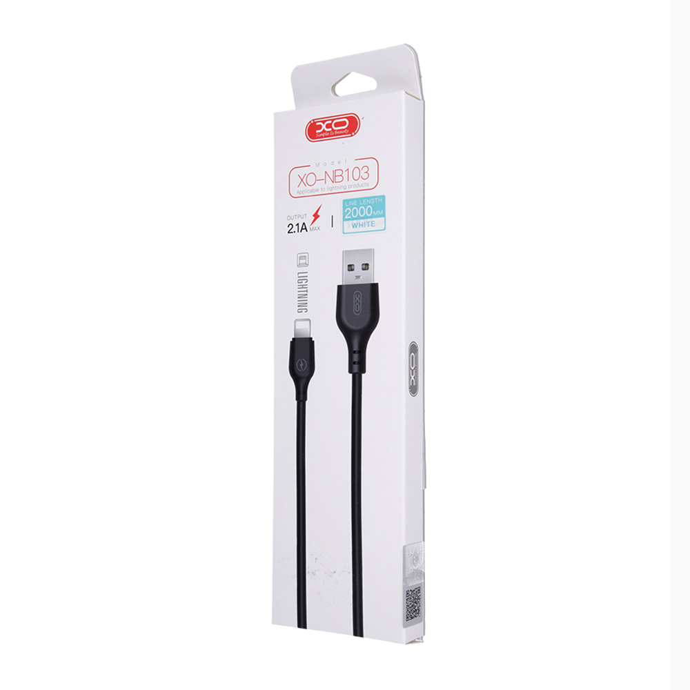 Kabel za podatke in polnjenje USB-A - microUSB XO Design NB103, 18W, 1m, Bel