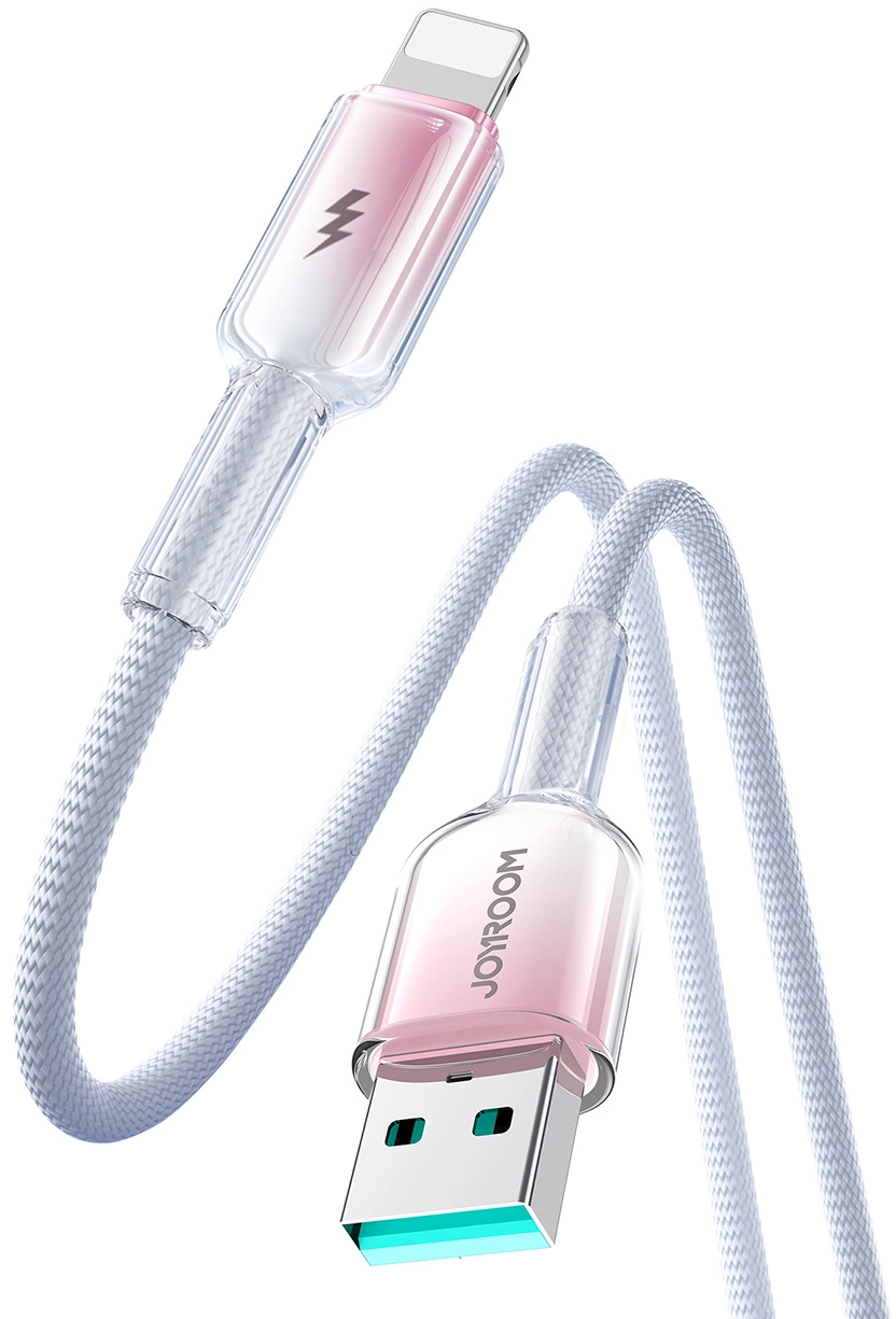 USB-A - Lightning podatkovni in polnilni kabel Joyroom S-A42, 18W, 1,2 m, bel