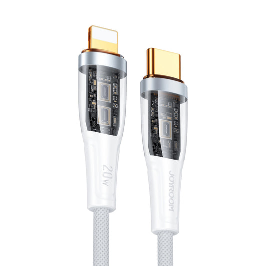 USB-C - Lightning podatkovni in polnilni kabel Joyroom S-CL020A3, 20W, 1,2 m, bel