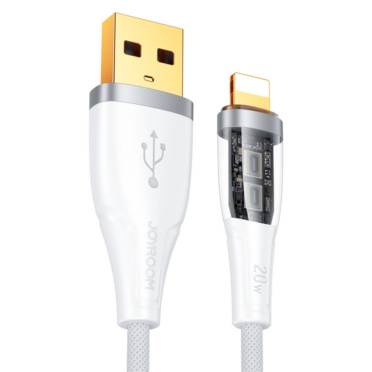 USB-A - Lightning podatkovni in polnilni kabel Joyroom S-UL012A3, 18W, 1,2 m, bel