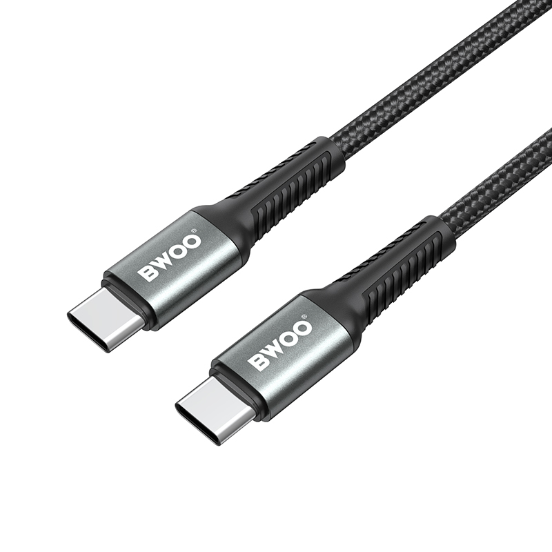 USB-C Data and Charging Cable - USB-C BWOO BO-X288C-C, 60W, 1m, Black