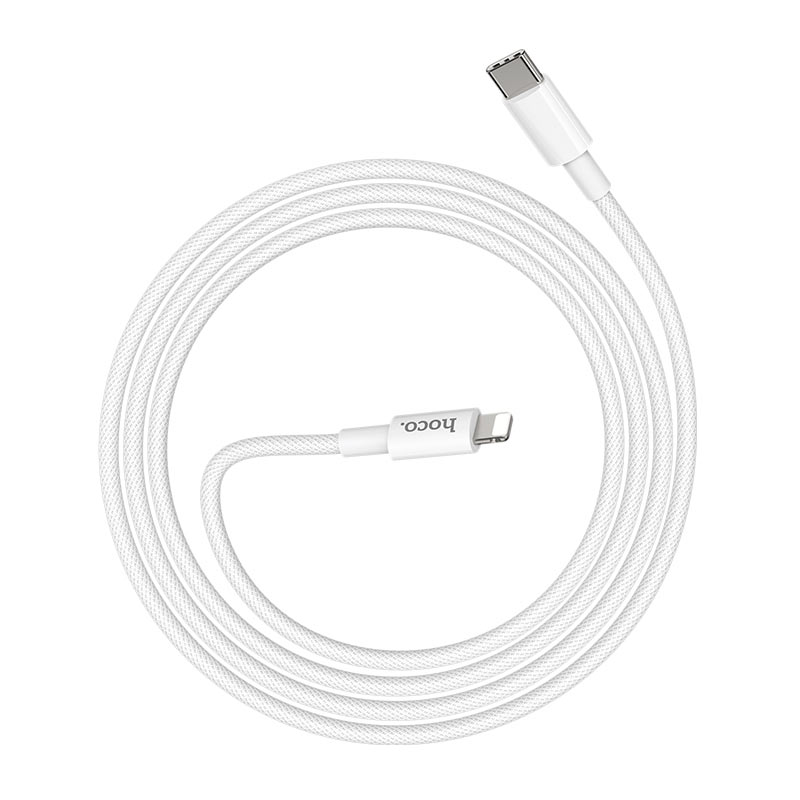 Kabel za podatke in polnjenje USB-C - Lightning HOCO X56, 20W, 1m, Bel