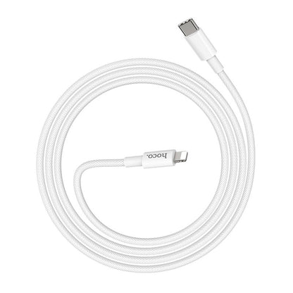 Kabel za podatke in polnjenje USB-C - Lightning HOCO X56, 20W, 1m, Bel