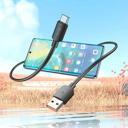 Podatkovni in polnilni kabel USB-A - USB-C HOCO X96, 100 W, 1 m, črn 