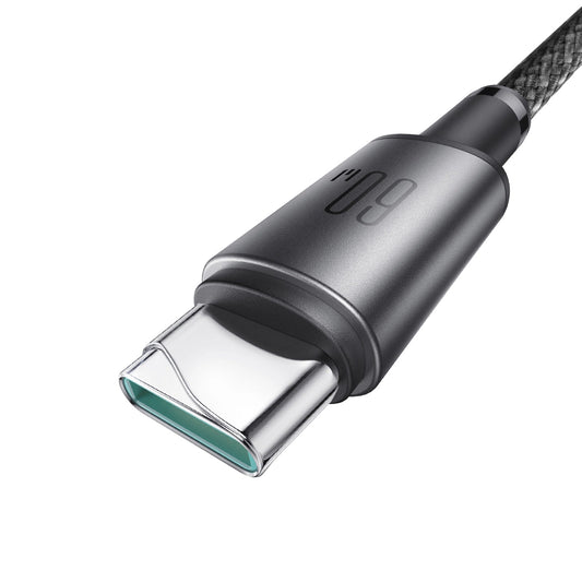 Kabel za podatke in polnjenje USB-C - USB-C Joyroom S-A50, 60W, 1.2m, Siv