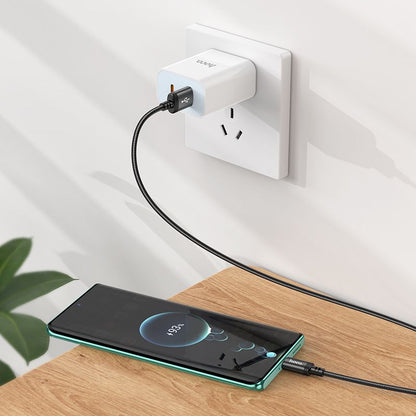 Kabel za podatke in polnjenje USB-A - USB-C HOCO X89, 18W, 1m, črn