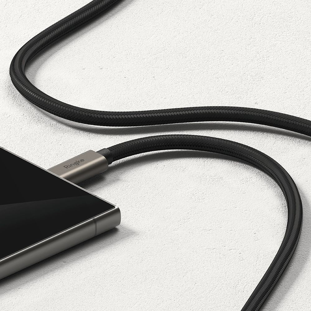 Kabel za podatke in polnjenje USB-C - USB-C Ringke 2X2, 240W, 1m, črn