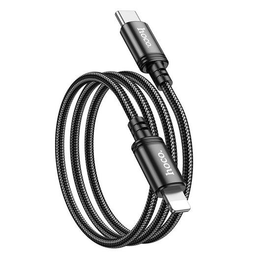 Kabel za podatke in polnjenje USB-C - Lightning HOCO X89, 20W, 1m, črn