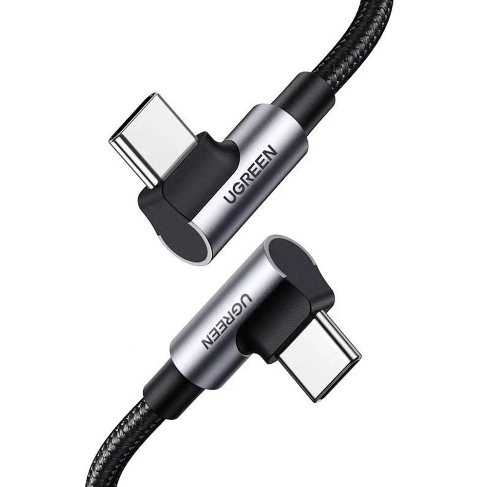 Kabel za podatke in polnjenje USB-C - USB-C UGREEN US335 Angled, 100W, 2m, črn
