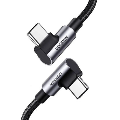 Kabel za podatke in polnjenje USB-C - USB-C UGREEN US335 Angled, 100W, 2m, črn