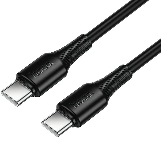 Kabel za podatke in polnjenje USB-C - USB-C HOCO X120, 60W, 1m, črn