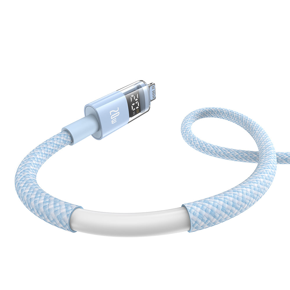 Kabel za prenos podatkov in polnjenje USB-C - USB-C Baseus Display 2, 100W, 1m, Modra P10382702311-00
