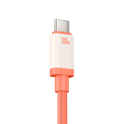 Kabel za podatke in polnjenje USB-A - USB-C Baseus Zero Degree Series, 100W, 2m, rdeč