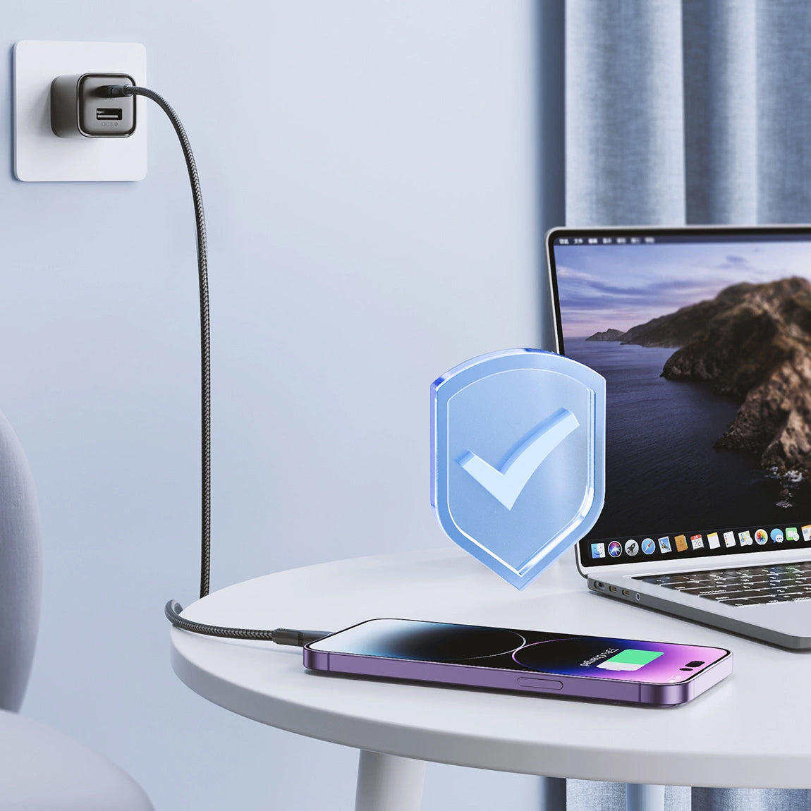 Kabel za prenos podatkov in polnjenje USB-C - Lightning Joyroom S-A11, 20W, 1.2m, črn
