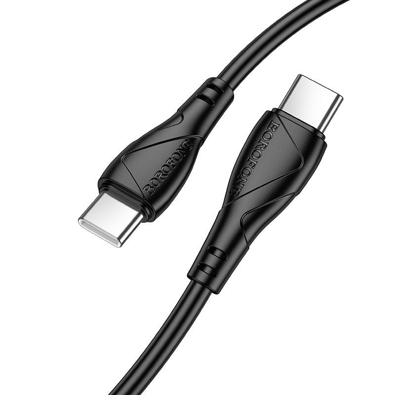 Kabel za podatke in polnjenje USB-C - USB-C Borofone BX121 Energy, 60W, 1m, črn