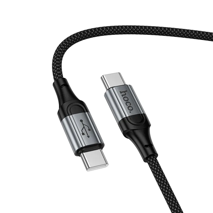 Kabel za podatke in polnjenje USB-C - USB-C HOCO X121, 60W, 1.5m, črn