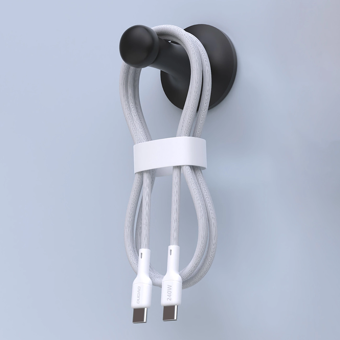 Podatkovni in polnilni kabel USB-C - USB-C Dudao L9C Max, 240W, 2m, Bel