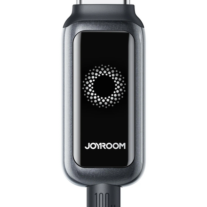 Kabel za prenos podatkov in polnjenje USB-A - USB-C Joyroom S-A55 StarFlight Display, 66W, 1.2m, črn