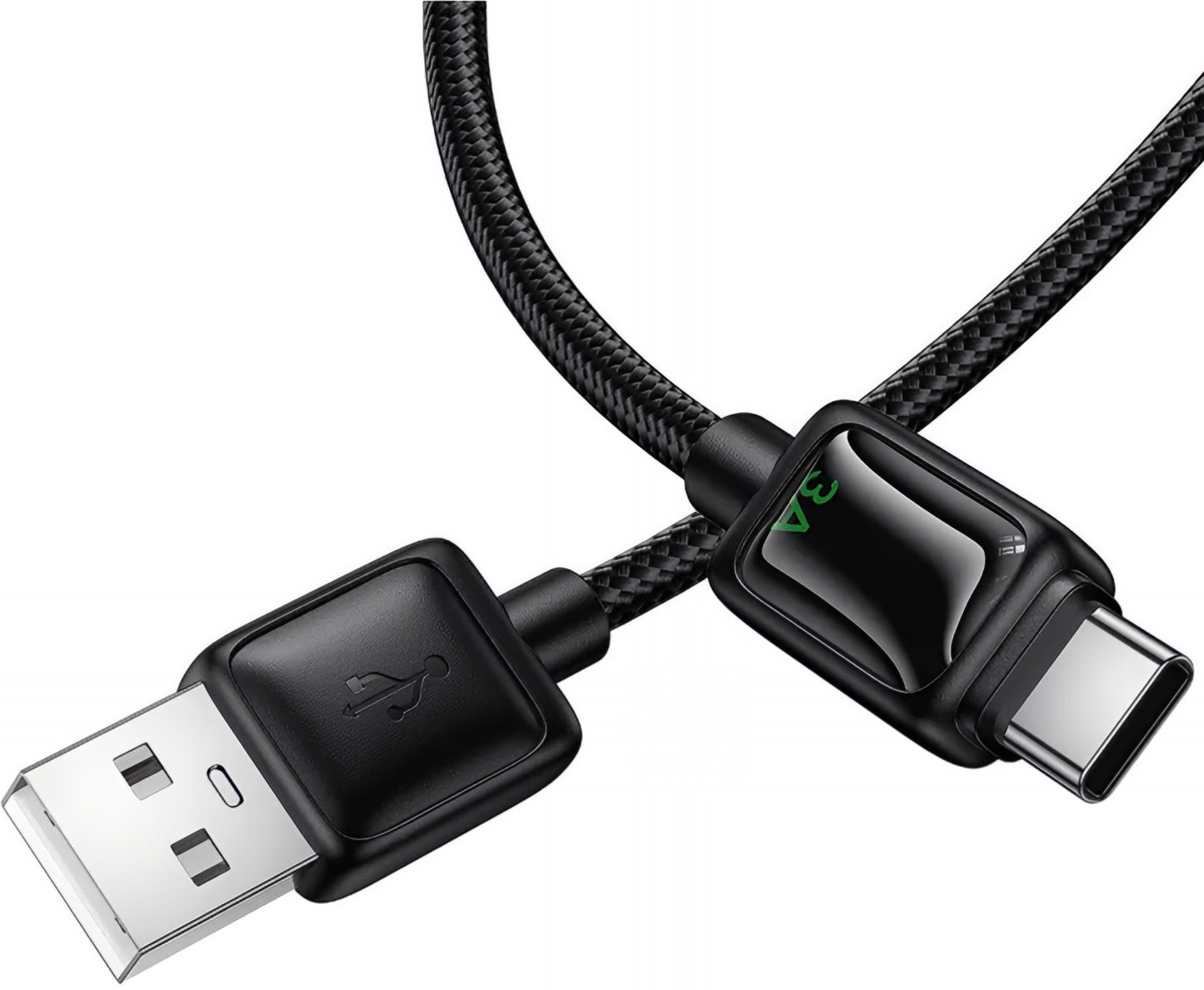 Kabel za podatke in polnjenje USB-A - USB-C HOCO U146, 36W, 1.2m, črn