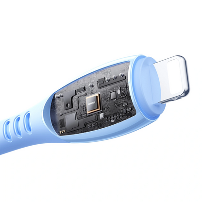 USB-C to Lightning Data and Charging Cable Joyroom S-A59 Vibrant, 30W, 1.2m, Blue