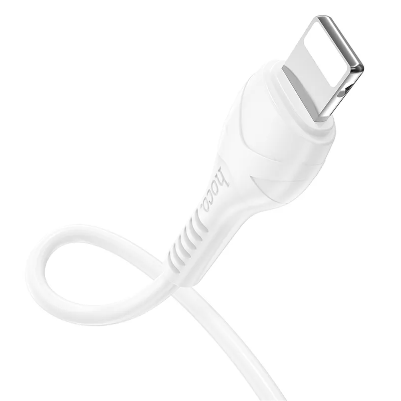 Podatkovni in polnilni kabel USB-C - Lightning HOCO X37, 27W, 1m, Bel