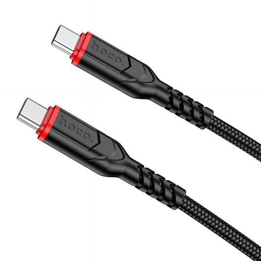Kabel za podatke in polnjenje USB-C - USB-C HOCO X59 Victory, 60W, 1m, črn