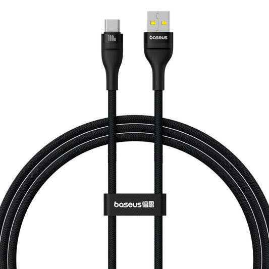 Kabel za podatke in polnjenje USB-A - USB-C Baseus Flash Series II, 100W, 1m, črn P10311804111-00