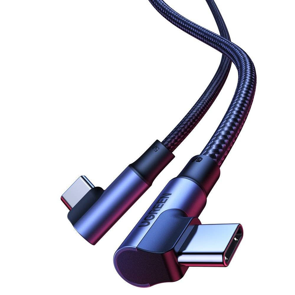 Kabel za podatke in polnjenje USB-C - USB-C UGREEN US335 Angled, 100W, 2m, črn