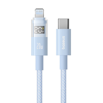 Kabel za prenos podatkov in polnjenje USB-C - USB-C Baseus Display 2, 100W, 1m, Modra P10382702311-00