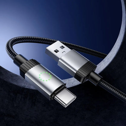 USB-A to USB-C Data and Charging Cable HOCO X117, 60W, 1m, Black