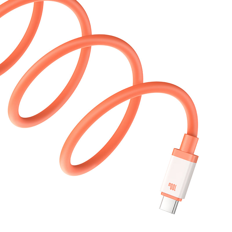 Kabel za podatke in polnjenje USB-A - USB-C Baseus Zero Degree Series, 100W, 2m, rdeč