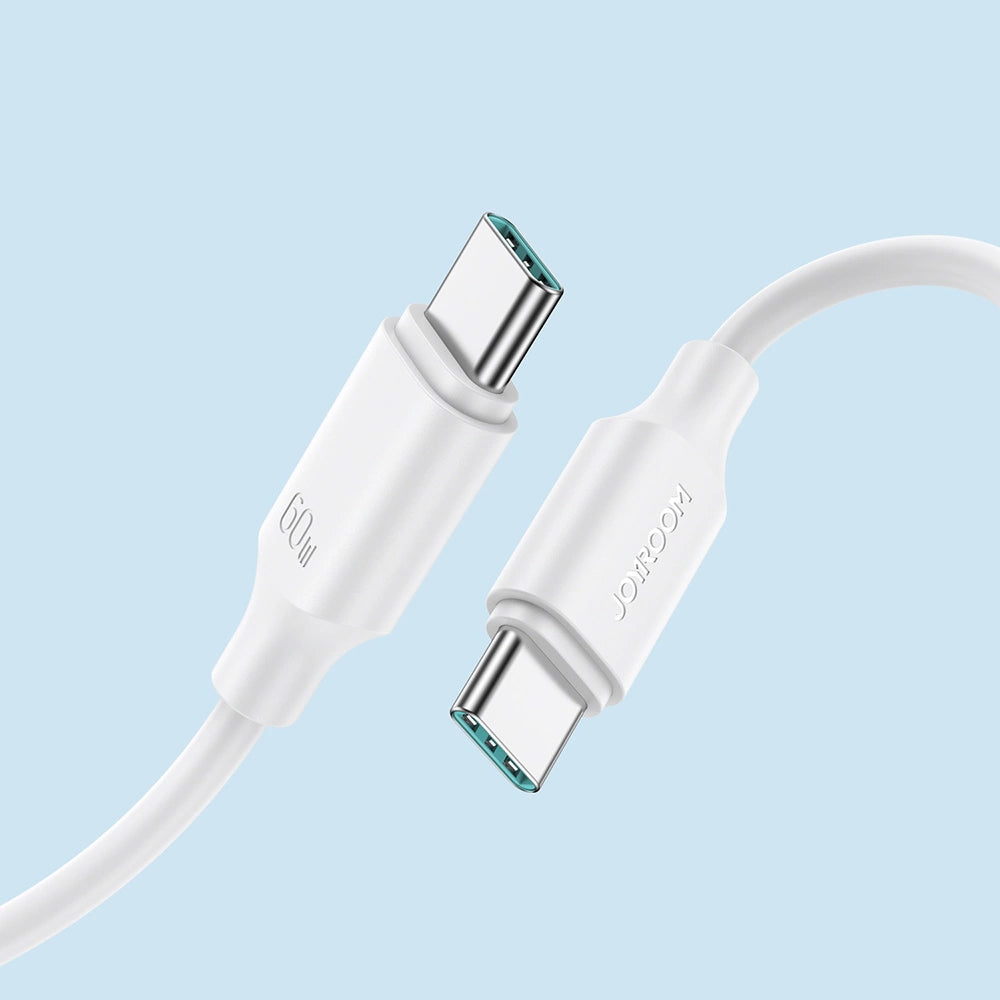 Kabel za podatke in polnjenje USB-C - USB-C Joyroom S-A9, 60W, 1m, Bel