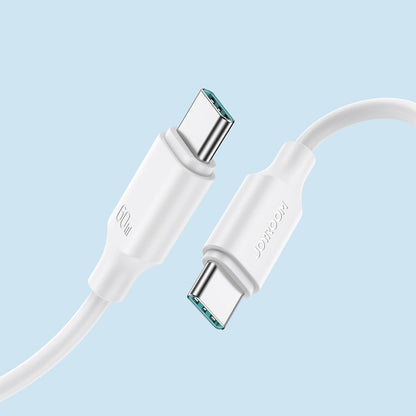 Kabel za podatke in polnjenje USB-C - USB-C Joyroom S-A9, 60W, 1m, Bel