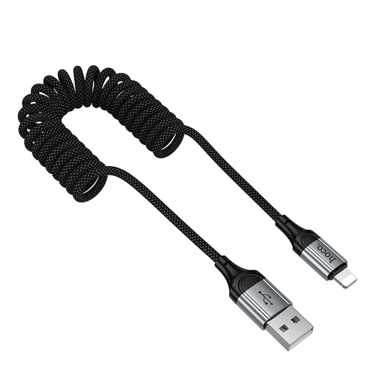 Podatkovni in polnilni kabel USB-A - Lightning HOCO X121, 27W, 1.5m, črn