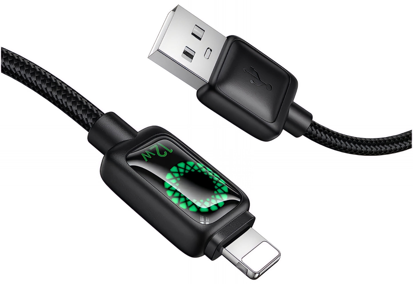 Kabel za podatke in polnjenje USB-A - Lightning HOCO U146, 12W, 1.2m, črn