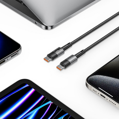 USB-C podatkovni in polnilni kabel - USB-C Tech-Protect Ultraboost, 100W, 0,25 m, siva