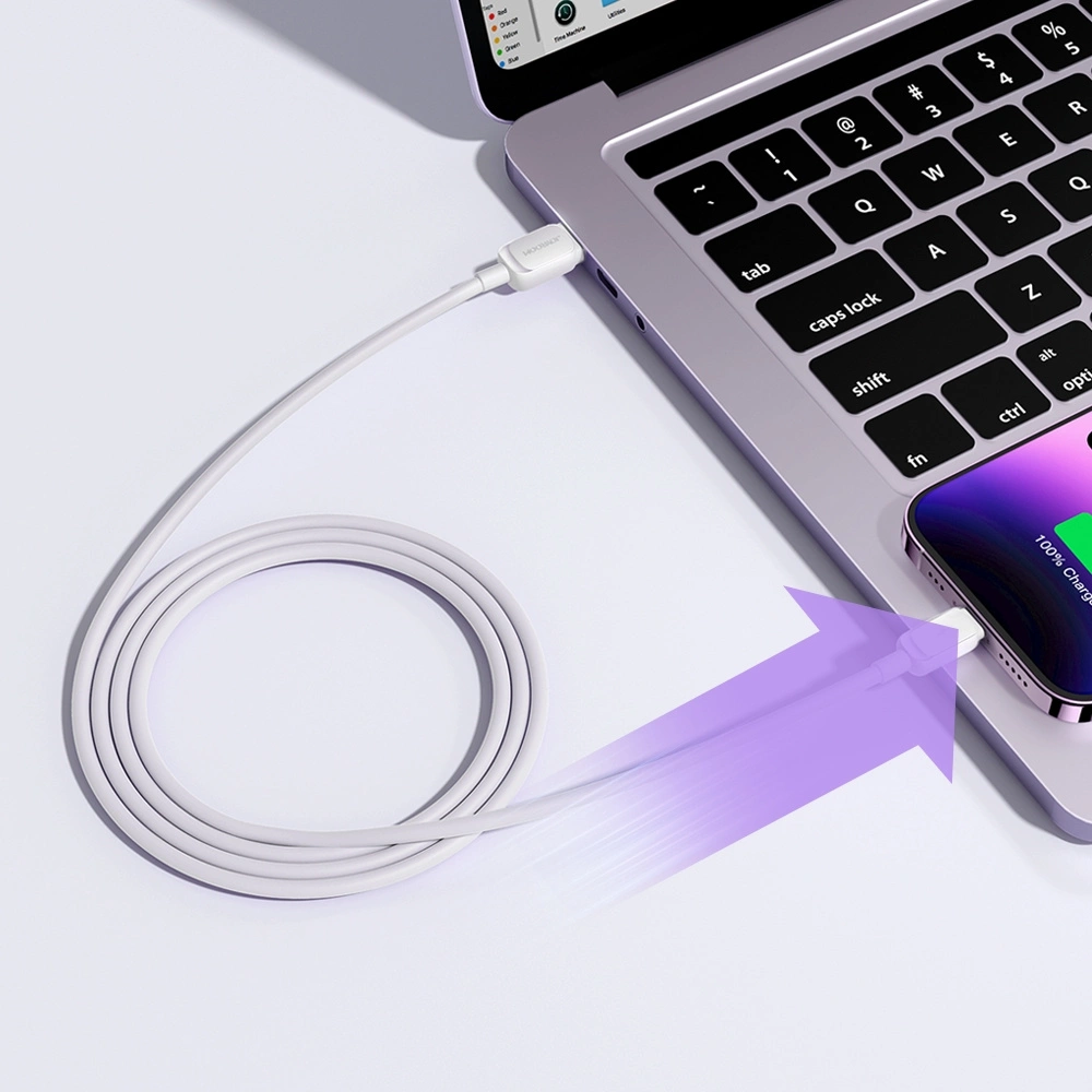 USB-A - Lightning podatkovni in polnilni kabel Joyroom S-A14, 18W, 1,2 m, bel