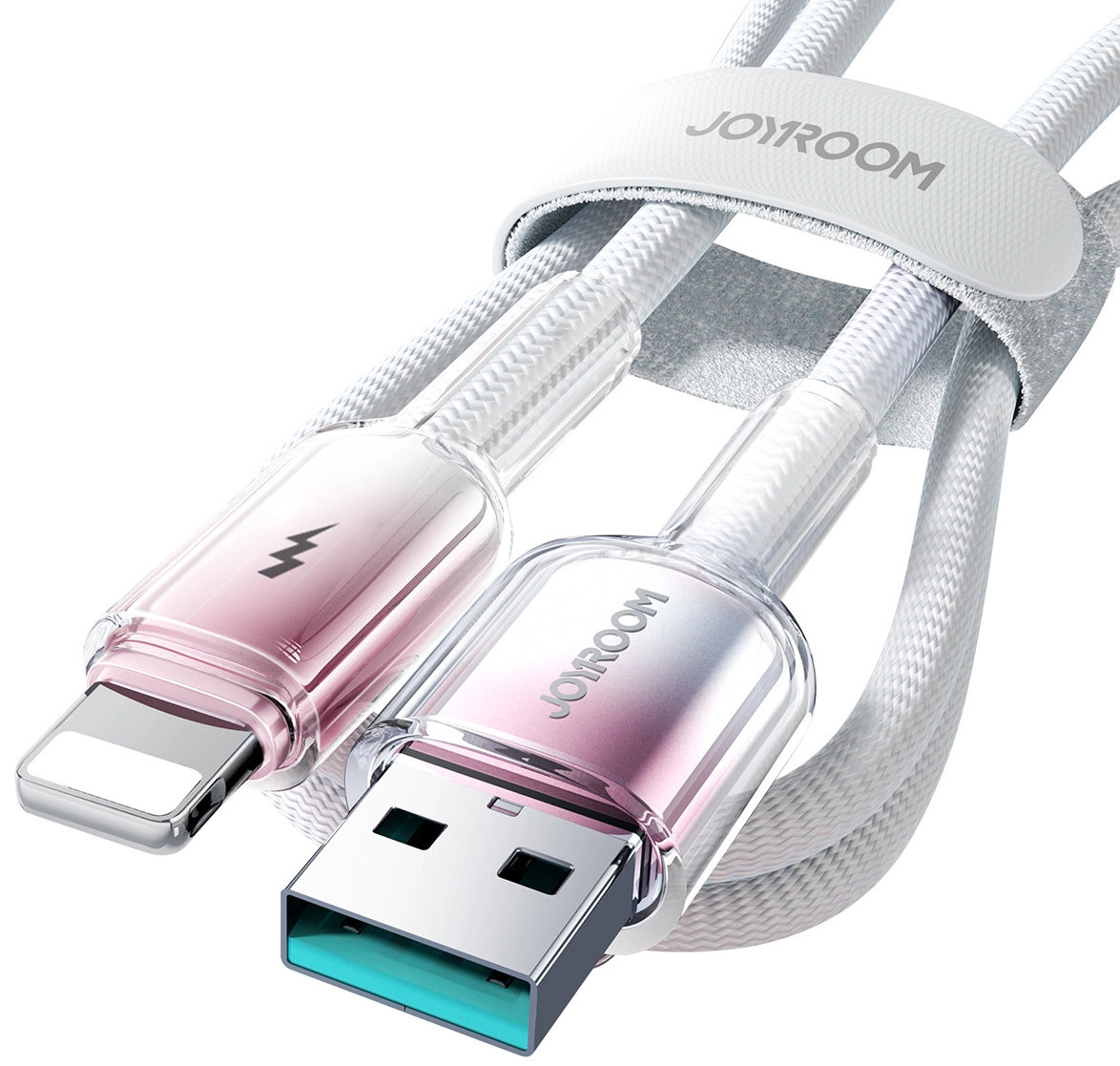 USB-A - Lightning podatkovni in polnilni kabel Joyroom S-A42, 18W, 1,2 m, bel