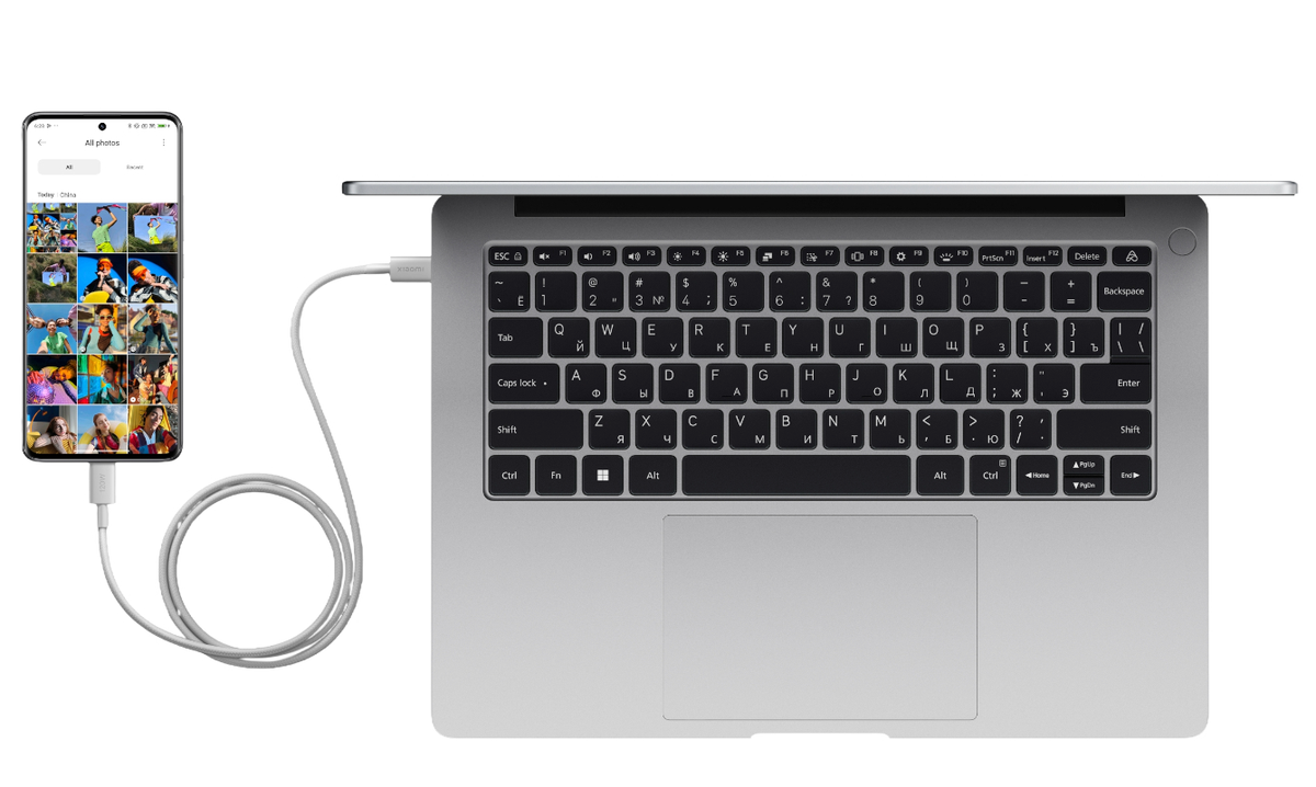 USB-C Data and Charging Cable - USB-C Xiaomi, 120W, 2m, White BHR087AGL