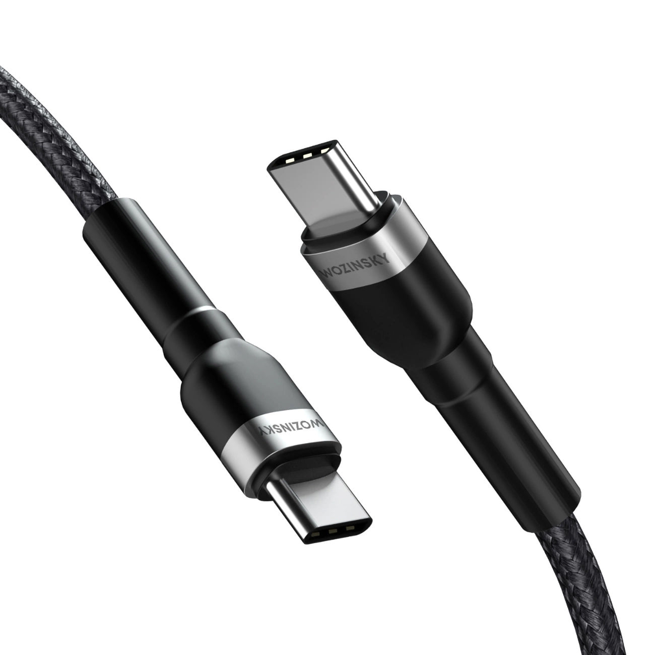 Kabel za prenos podatkov in polnjenje USB-C - USB-C WZK WNBCC2, 65W, 2m, črn