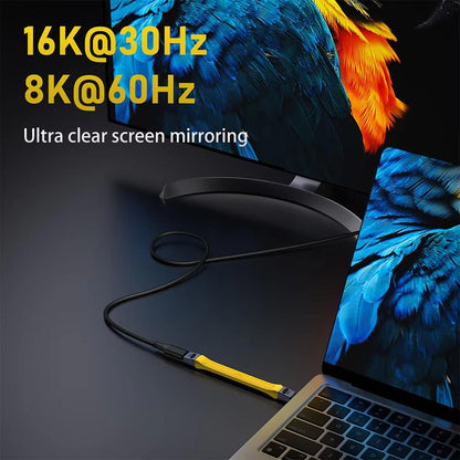 Kabel za podatke in polnjenje USB-C - USB-C OEM 8K Video, 240W, 0.13m, črn