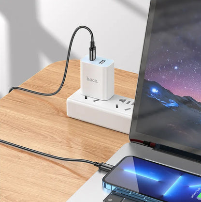 Kabel za podatke in polnjenje USB-C - Lightning HOCO X89, 27W, 2m, črn