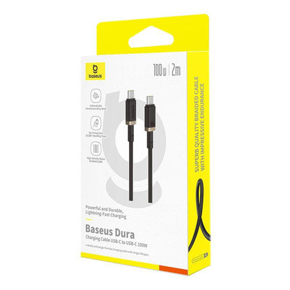 Kabel za podatke in polnjenje USB-C - USB-C Baseus Dura Series, 100W, 2m, Zlat P10377803U01-03