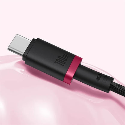 Kabel za podatke in polnjenje USB-C - USB-C Baseus Dura Series, 240W, 1m, Rdeč P10377803U03-01