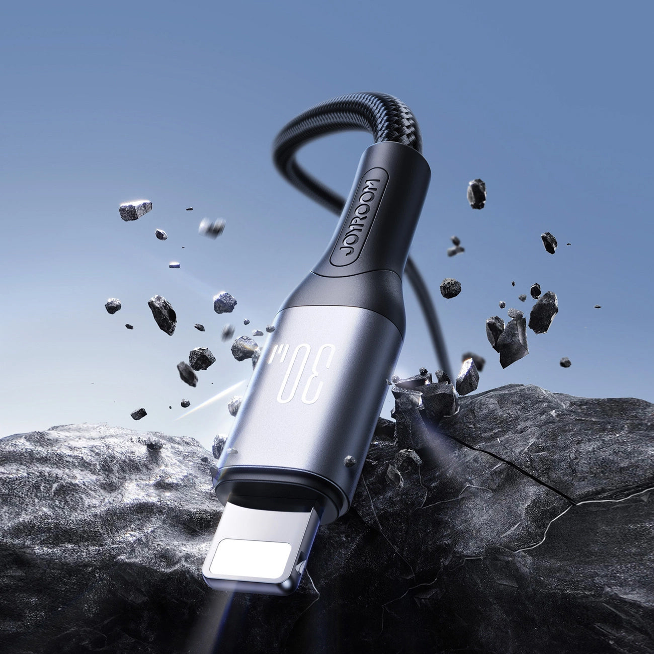 Kabel za podatke in polnjenje USB-C - Lightning Joyroom S-A28 Flash, 30W, 1m, črn