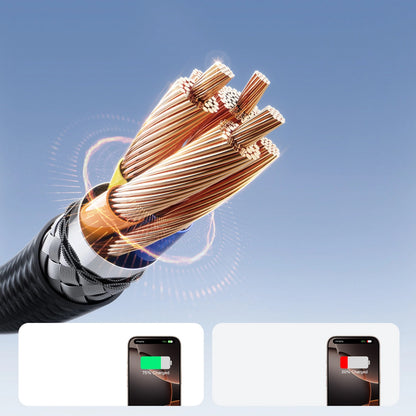 Kabel za podatke in polnjenje USB-C - USB-C Joyroom S-A28 Flash, 60W, 1m, črn