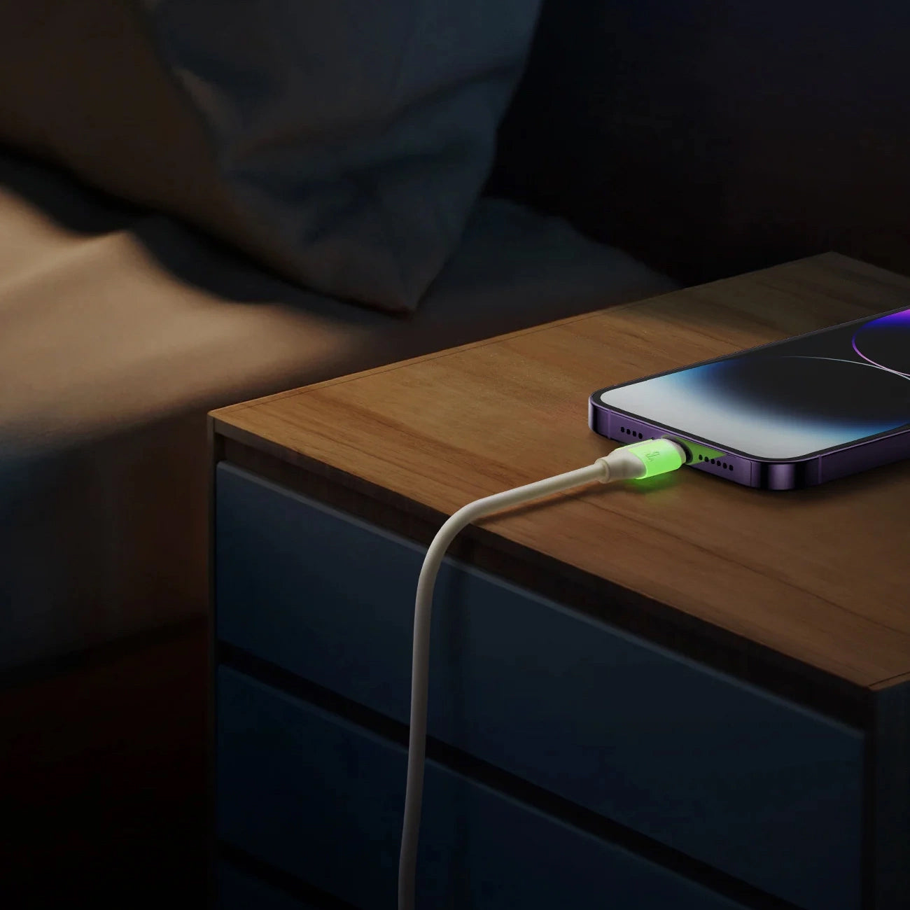 Kabel za podatke in polnjenje USB-C - Lightning Joyroom S-A53, 30W, 2m, Bež