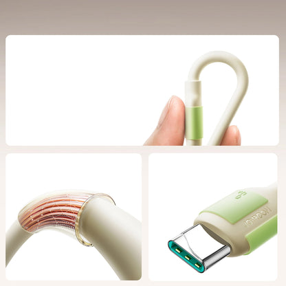 Podatkovni in polnilni kabel USB-A - USB-C Joyroom S-A53, 30W, 2m, Bež
