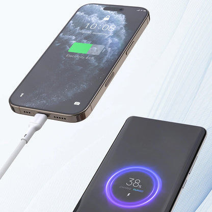 Podatkovni in polnilni kabel USB-C - USB-C Dudao L9C, 65W, 1m, Bel